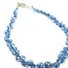 Natural Blue Kyanite Faceted Heart Drop Beads Strand Length 11 Inches and Size 4mm to 6.5mm approx.
